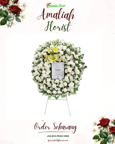 Krans Bunga Duka Cita di Cibeuteung Udik