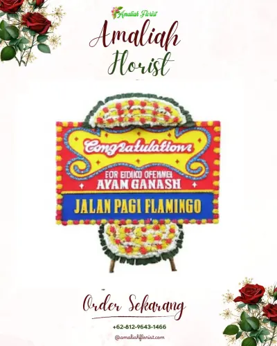 Bunga Papan Congratulation di Cibeuteung Udik